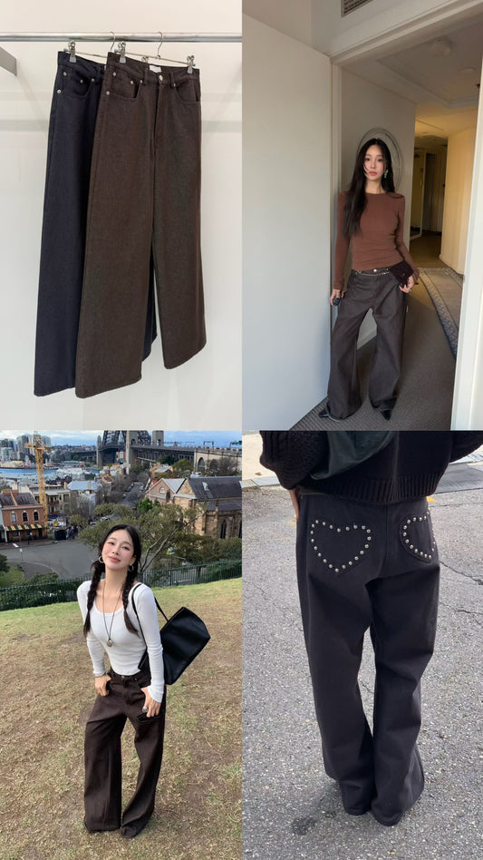 Elienna Heart Pants (2 Colors)