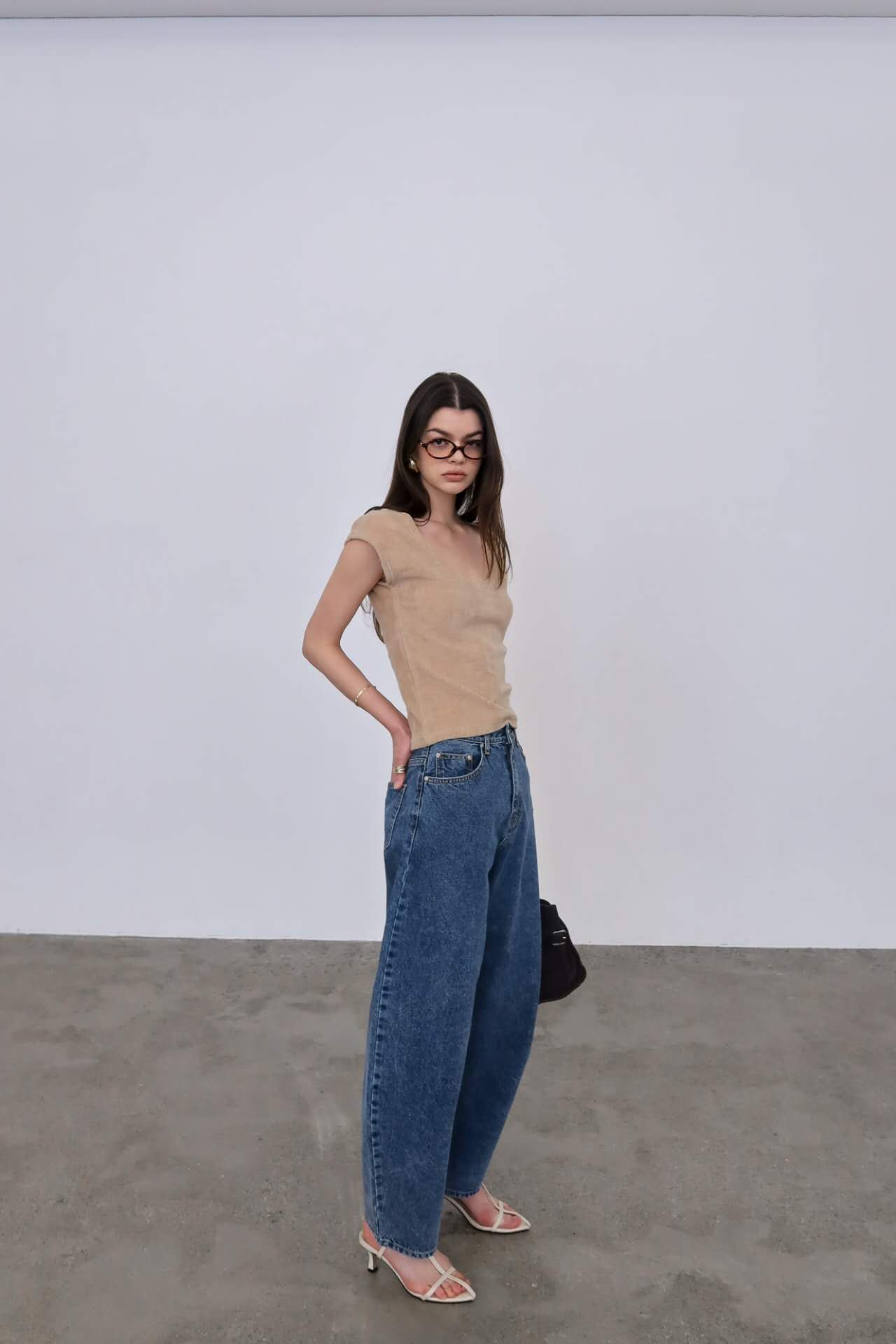 Ballon Denim Pants (2 Colors)