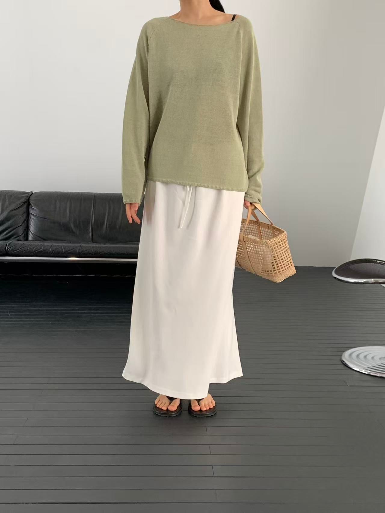 【天絲85%】 Serene Skirt (4 Colors)