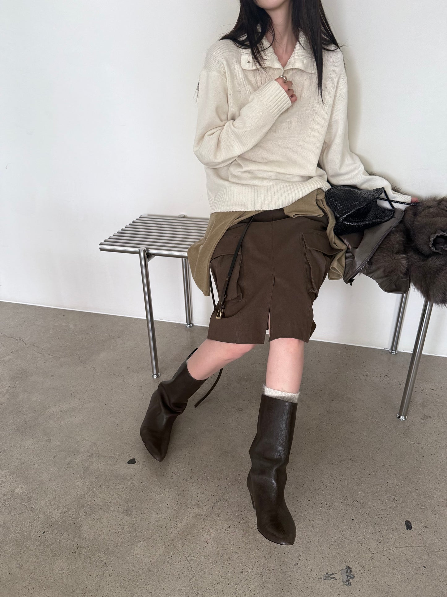 Wisteria 60% Wool Knit Top (4 Colours)