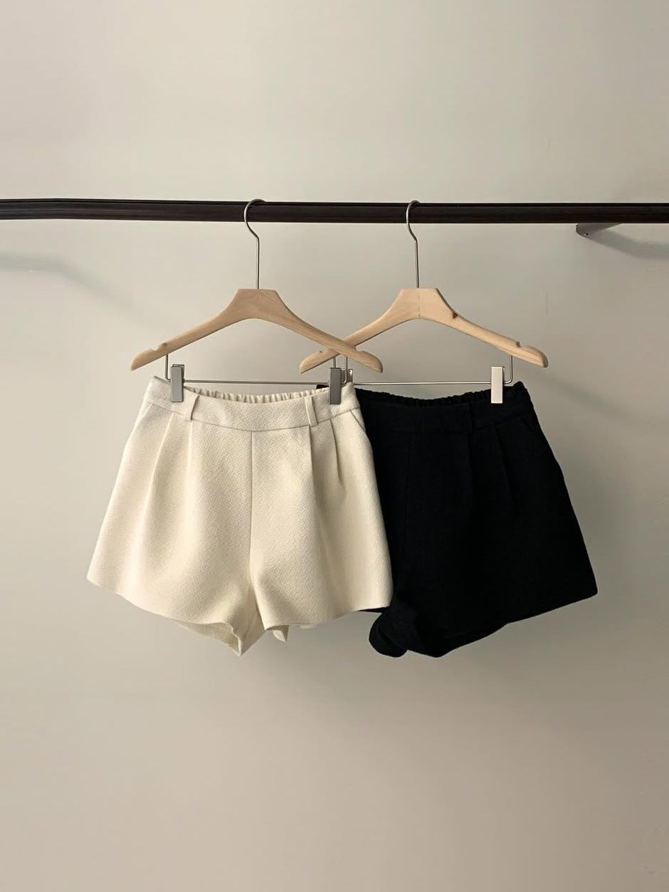 Peridot Tweed Short Pants (2 Colors)