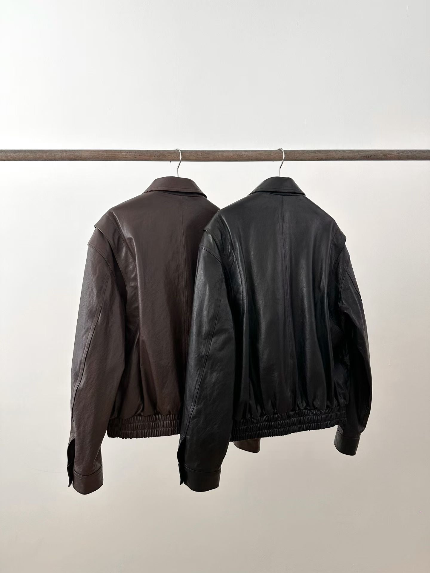 Bella Leather Blouson (2 Colors)