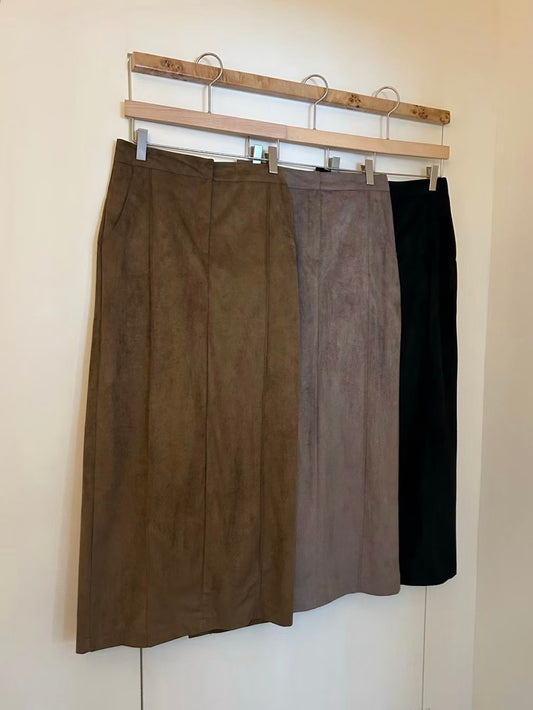 Xena Suede Skirt (3 Colors)