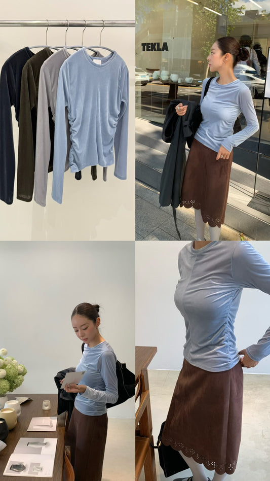 Verena Velvet Top (4 Colors)