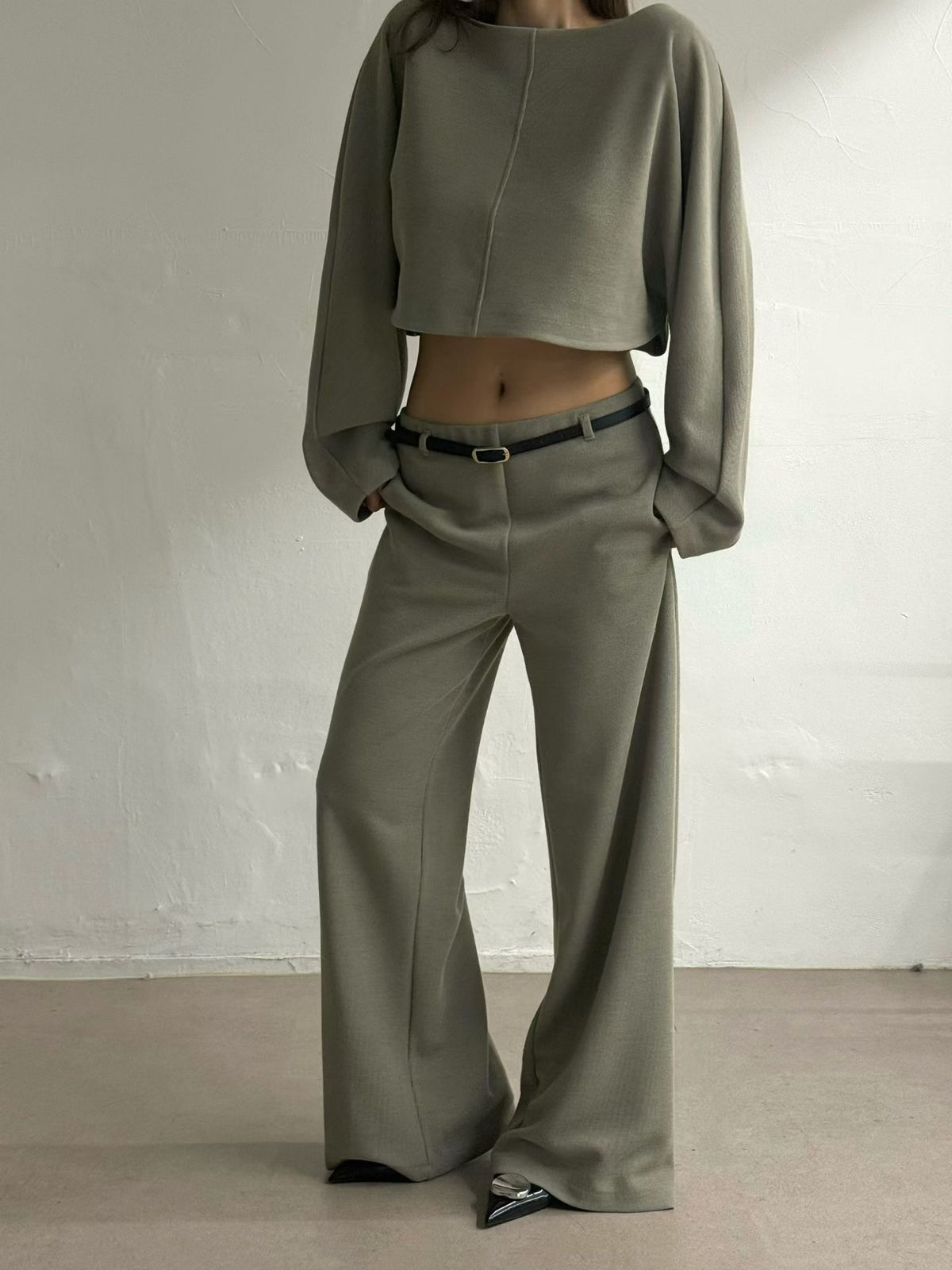Zarielle Pants with Belt (3 Colors)