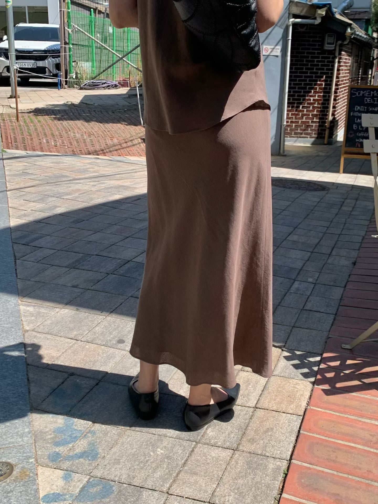 【亞麻40%面料】 Emeris Skirt (2 Colors)