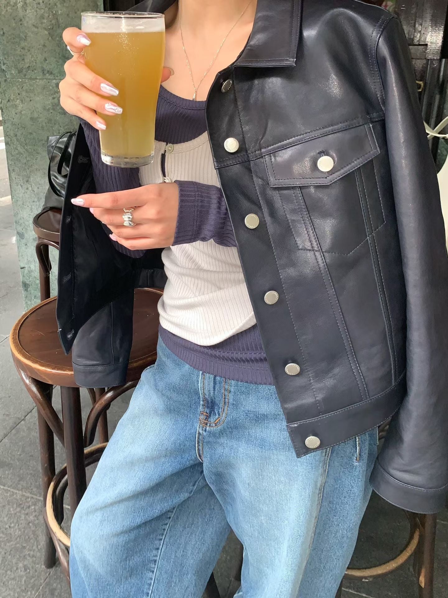 Novella Leather Jacket (2 Colors)