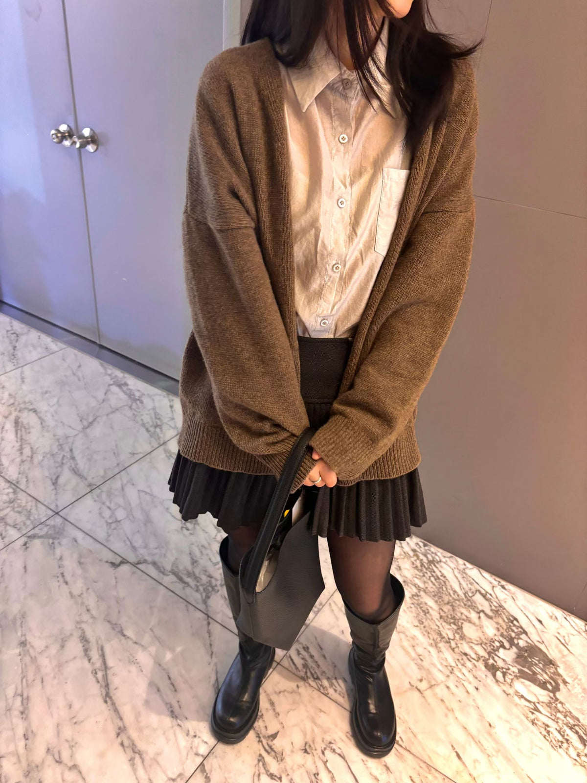 【牛皮荔枝紋】Leju-Ople Bag (S)(3 Colors)