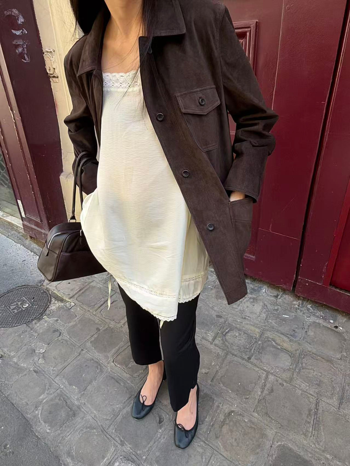 Veirra Pig Skin Leather Jacket
 (2 Colors)