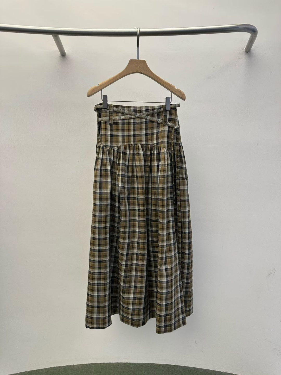 Lilac Windy Check Skirt (2 Colors)