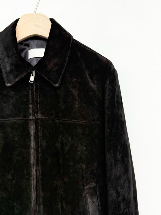 Calypso Pig Suede Leather Jacket