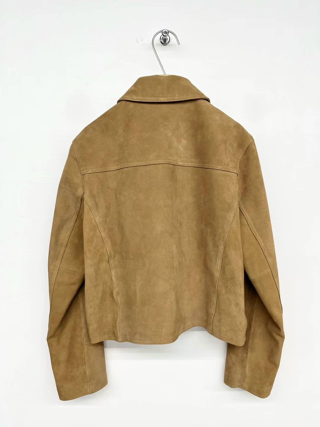 Gabrielle Goat Suede Jacket (2 Colors)