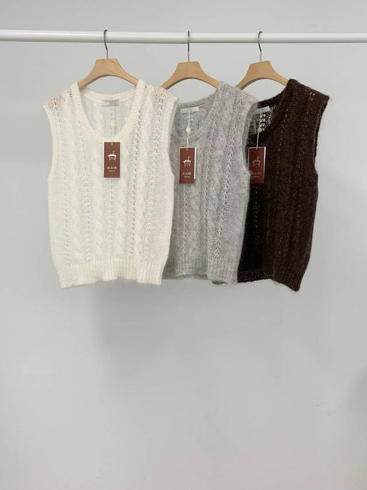 Sable Knit Vest (3 Colors)