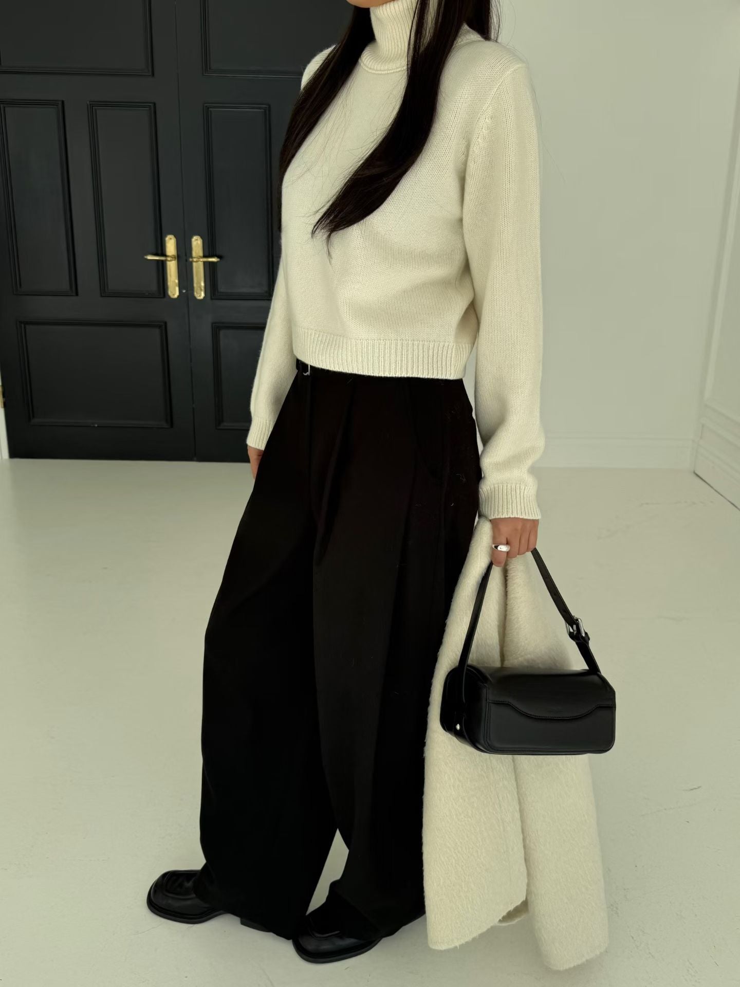 Ivalo Superfine Merino Wool Knit Top (4 Colors)