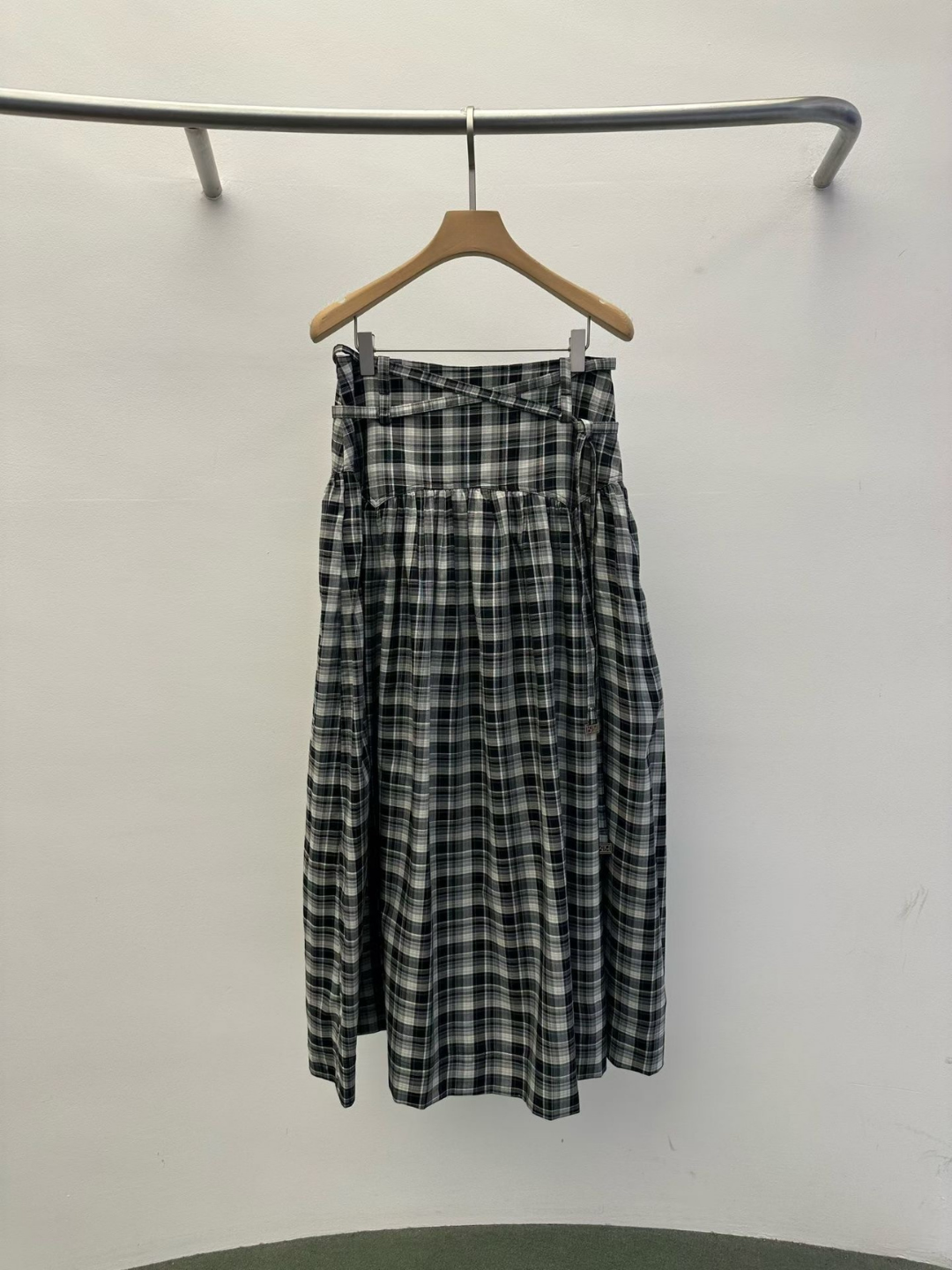 Lilac Windy Check Skirt (2 Colors)