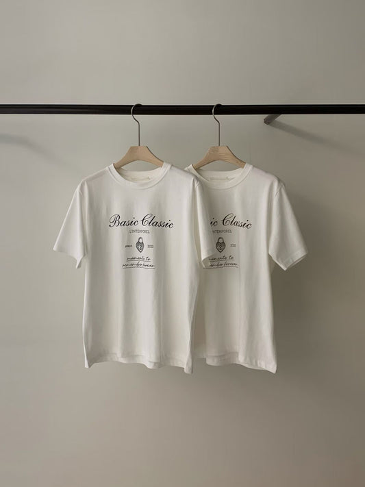 Lettering Tee (2 Colors)(這款沒有直播!)
