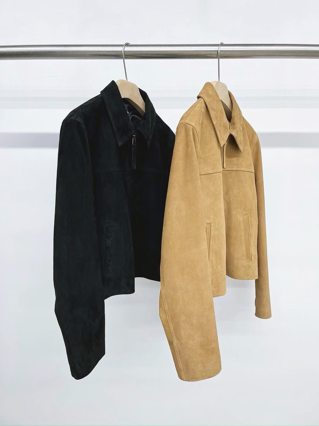 Gabrielle Goat Suede Jacket (2 Colors)