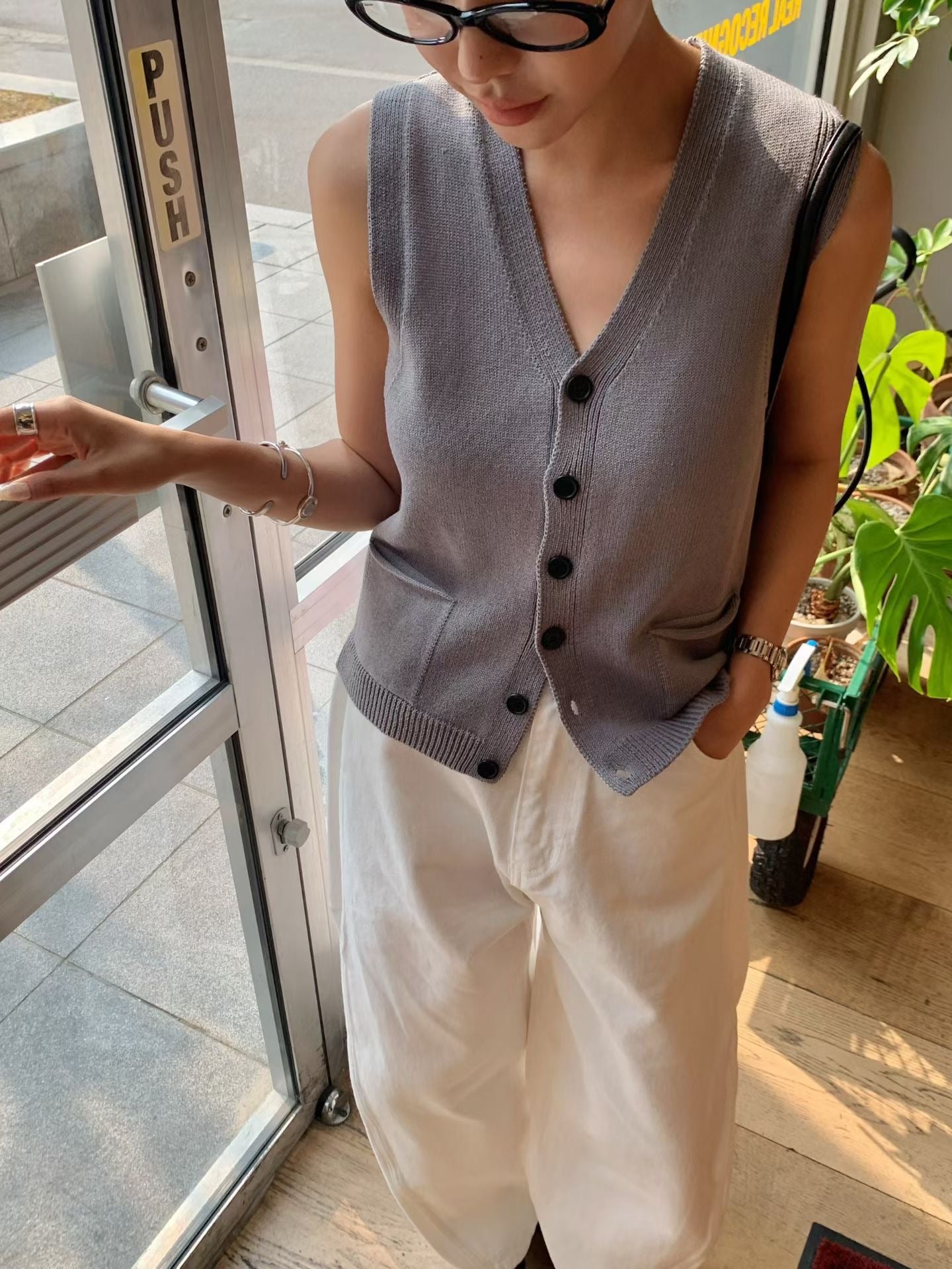 Pasithea Knit Sweater Vests (3 Colors)