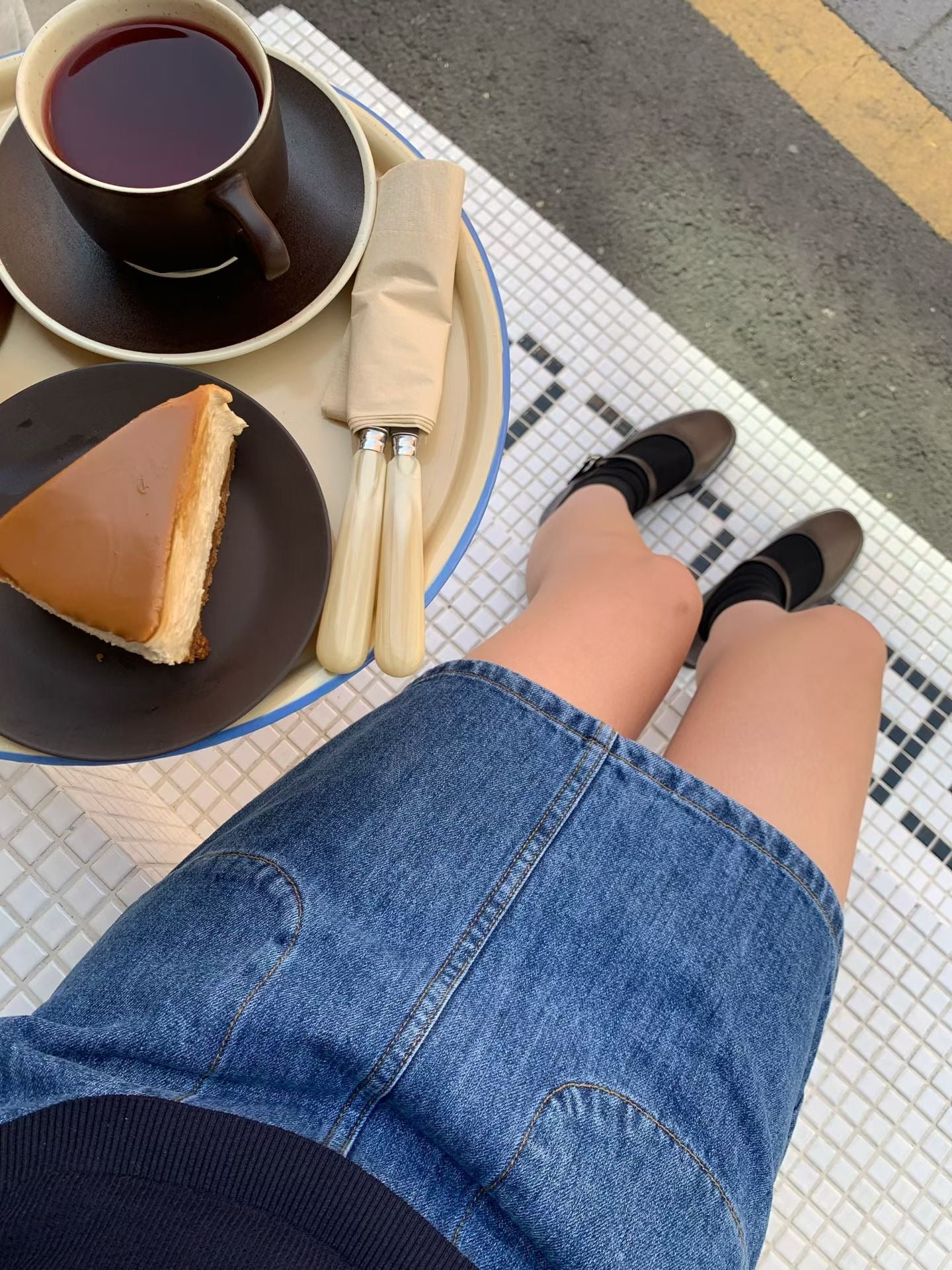 Eleanora Denim Skirt