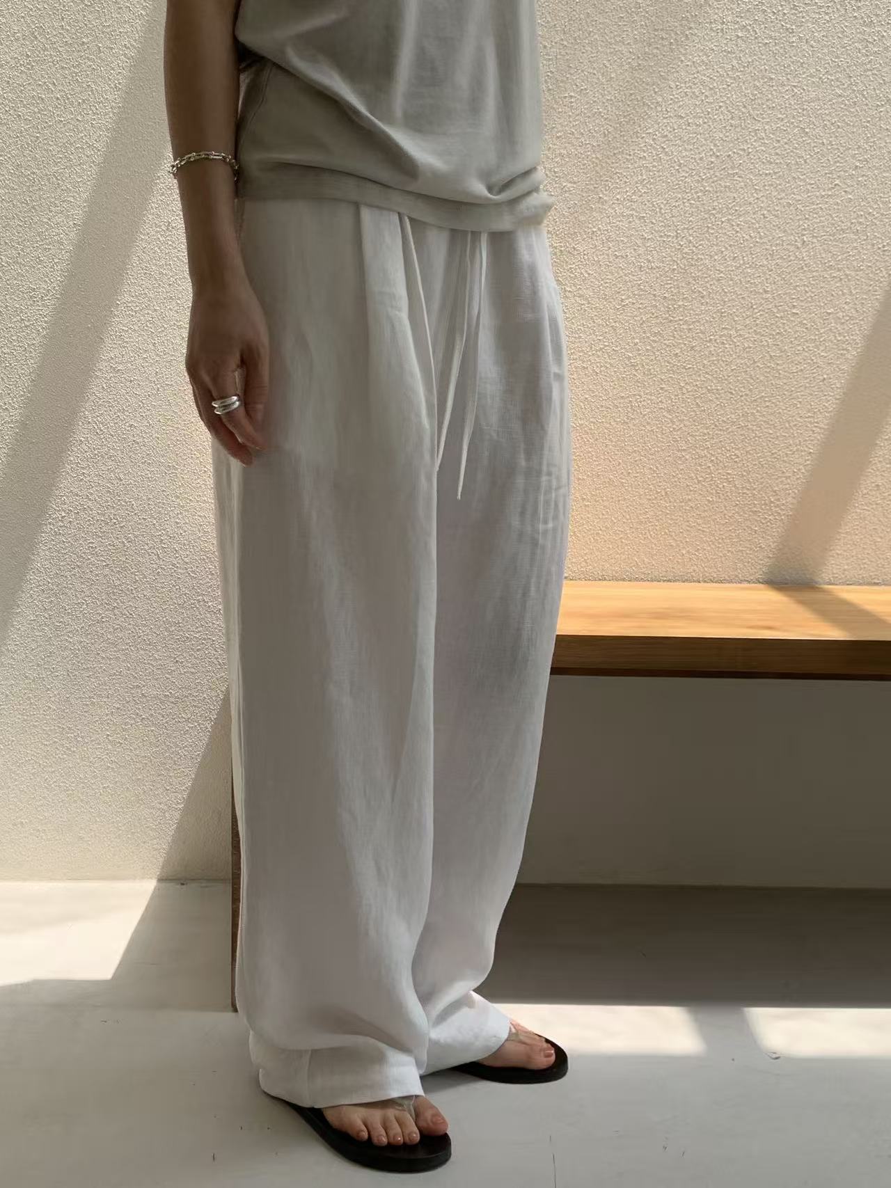 【亞麻100%】 Esperanza Pants (3 Colors)