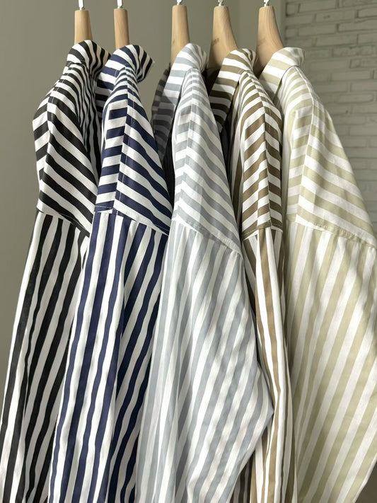 Halimeda Striped Shirt (5 Colors)