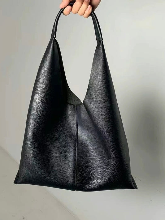 Cow Leather Tote Bag / Size M (2 Colors)