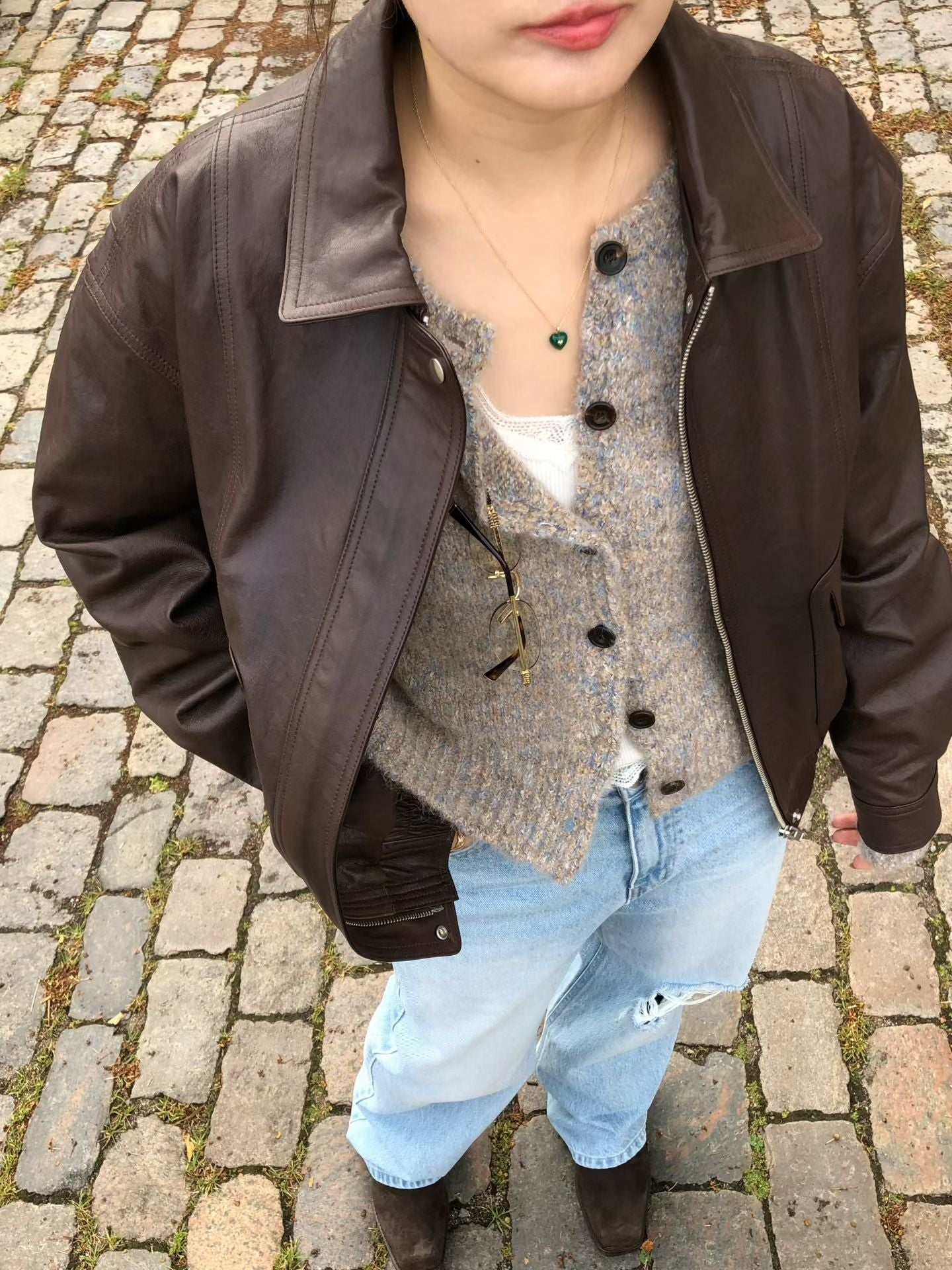 Bella Leather Blouson (2 Colors)