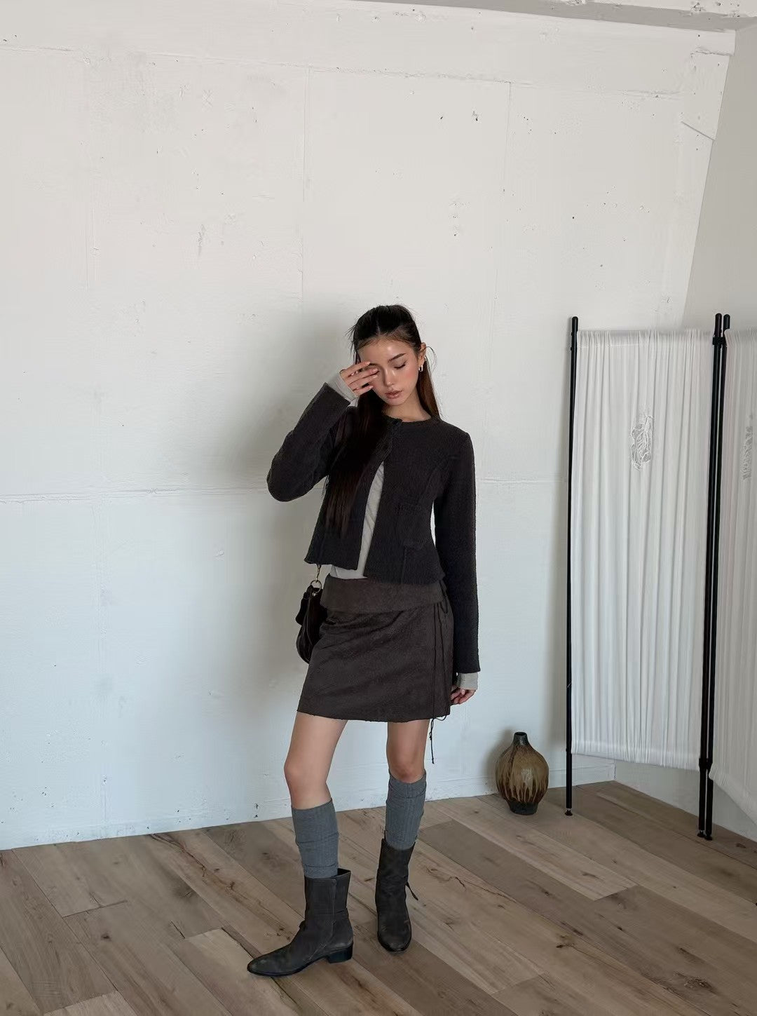 Dylana Suede Skirt (2 Colors)