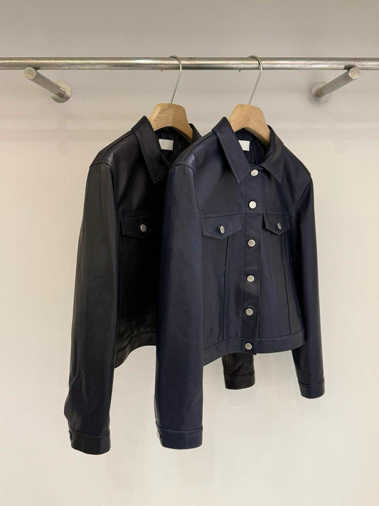 Novella Leather Jacket (2 Colors)