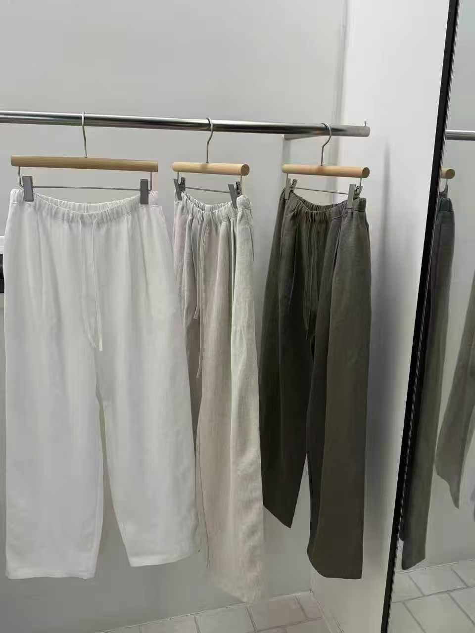 【亞麻100%】 Esperanza Pants (3 Colors)
