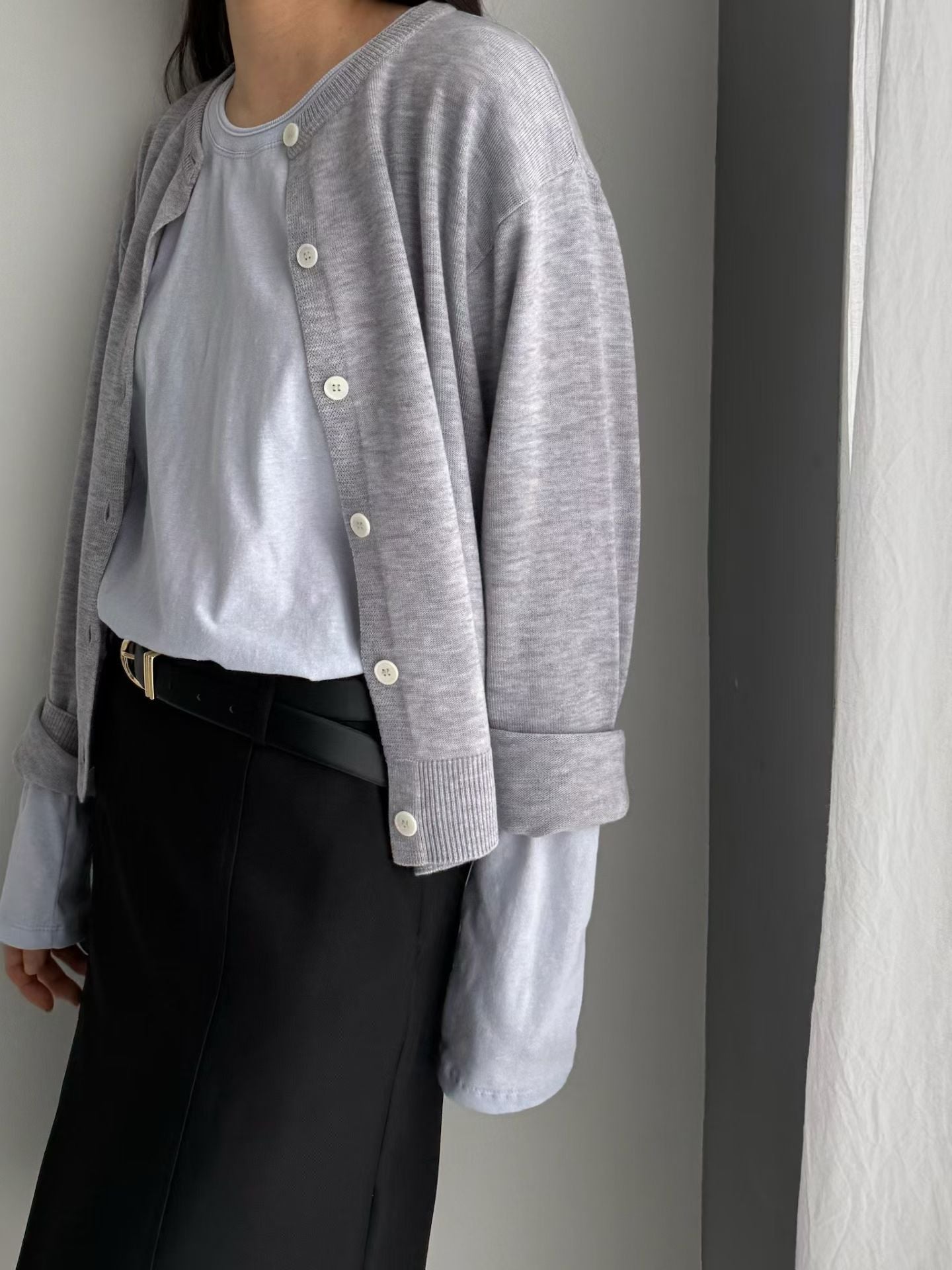 Gwennol 100% Superfine Merino Wool Knit Top (3 Colors)