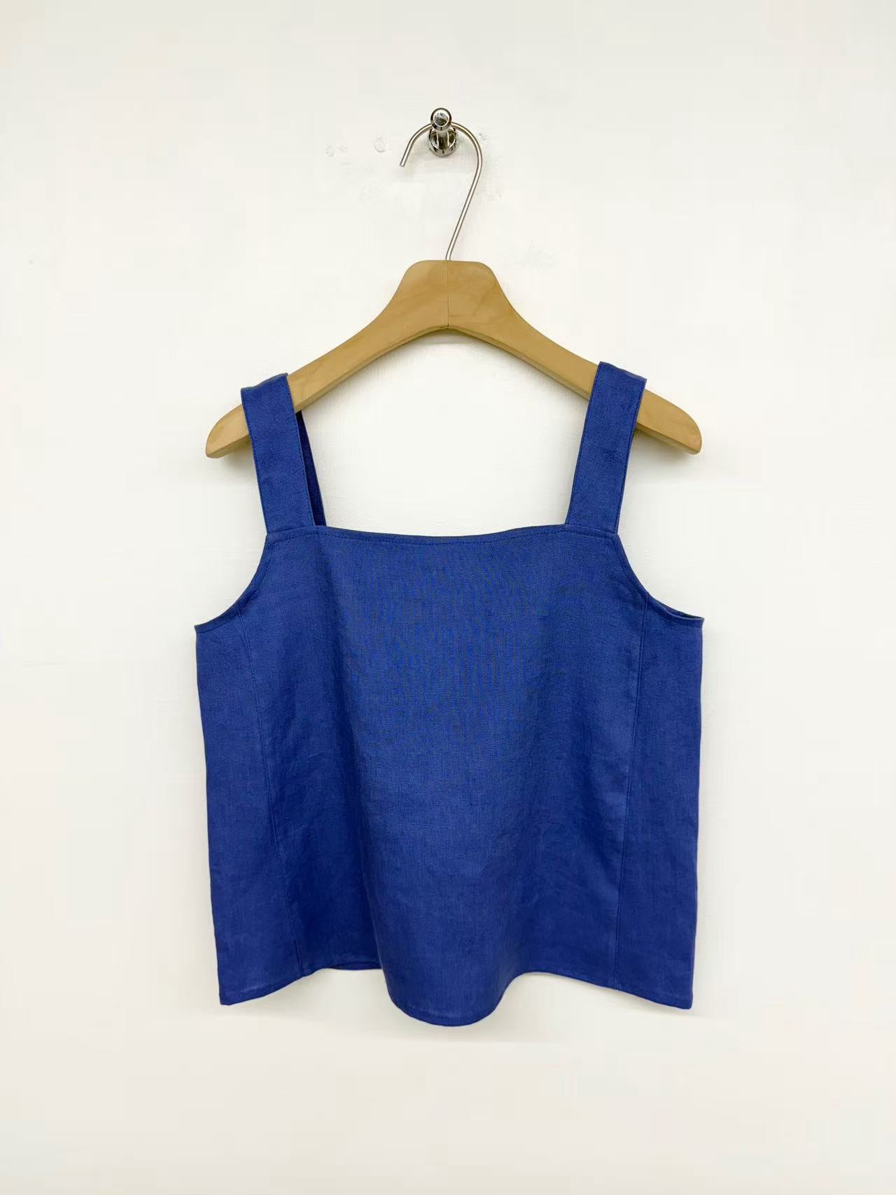 Aveline Linen Top (3 Colors)