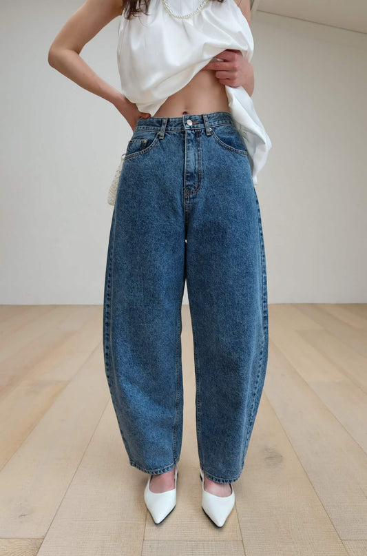 Ballon Denim Pants (2 Colors)