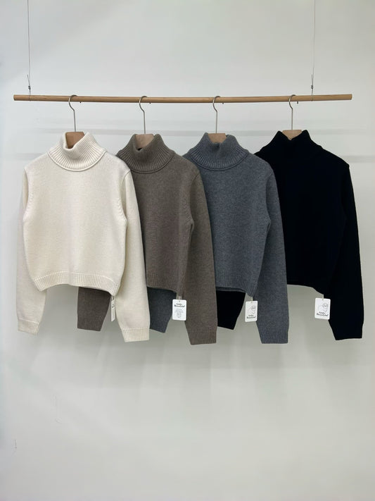 Ivalo Superfine Merino Wool Knit Top (4 Colors)