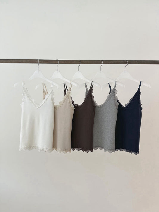 Allen Lace Sleeveless Top (5 Colors)
