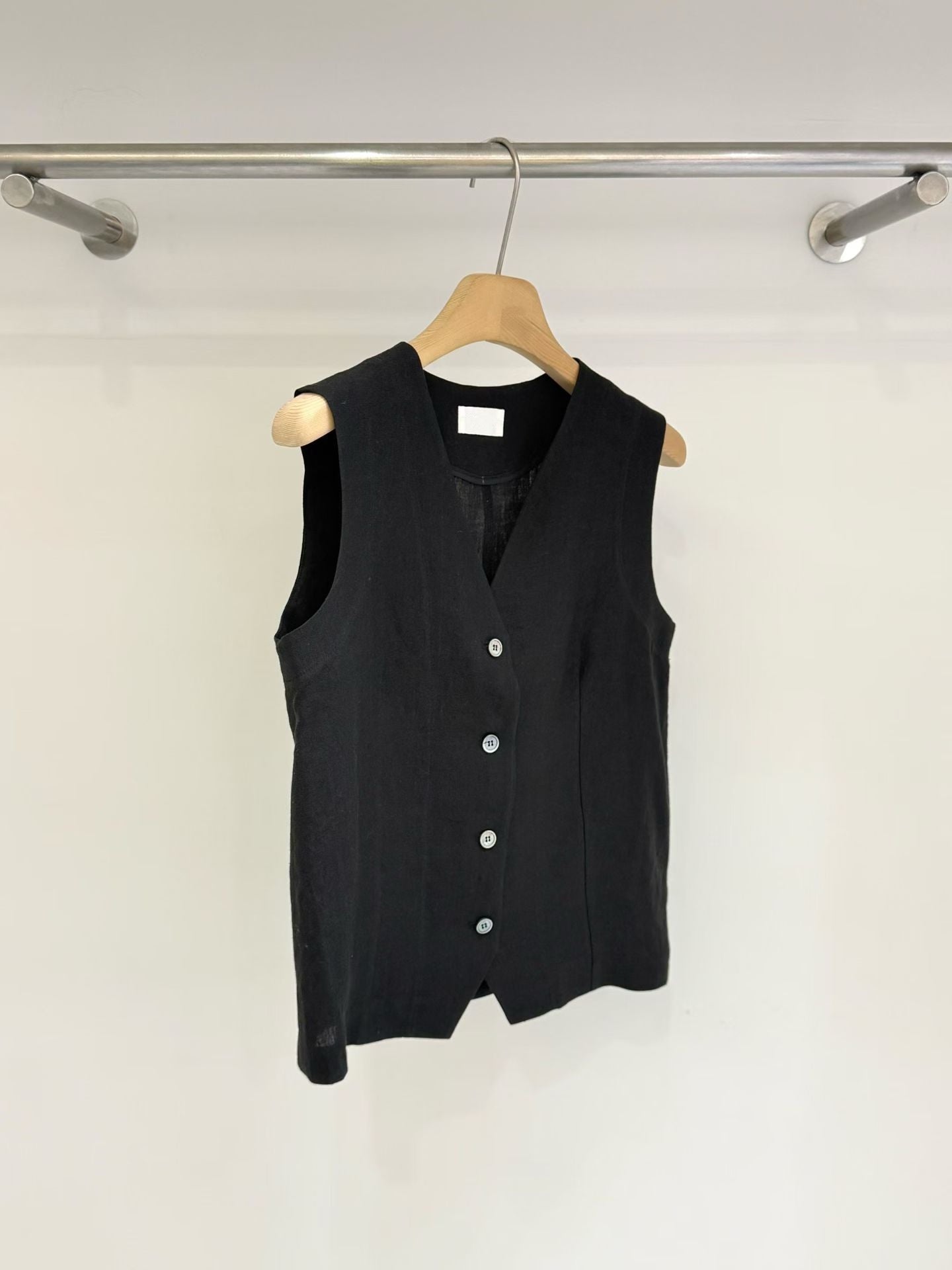 Elpis 100% Linen Vest (2 Colors)