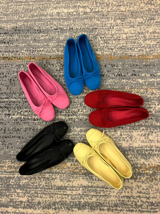 Maev Ribbon Flat Shoes (5 Colors)
