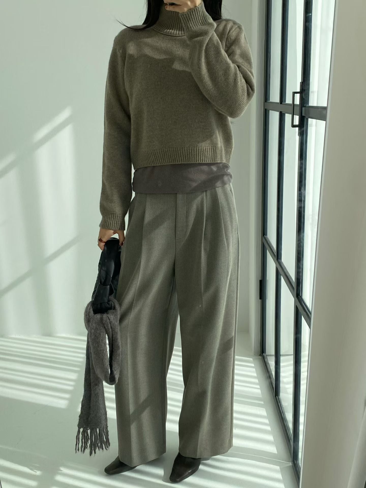 Ivalo Superfine Merino Wool Knit Top (4 Colors)