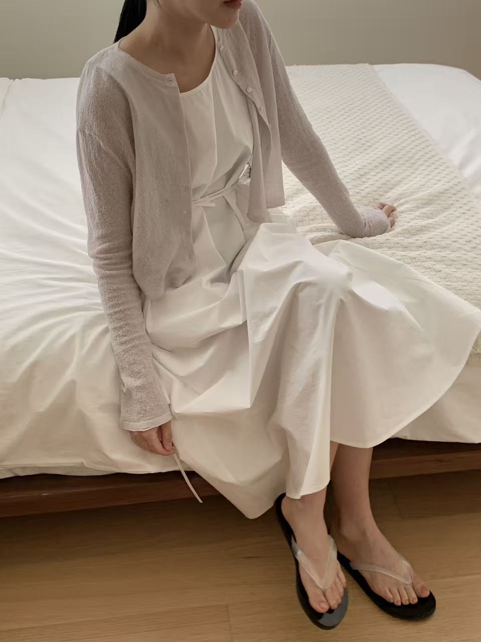 【亞麻44%棉36%】 Oriel Knit Top (3 Colors)