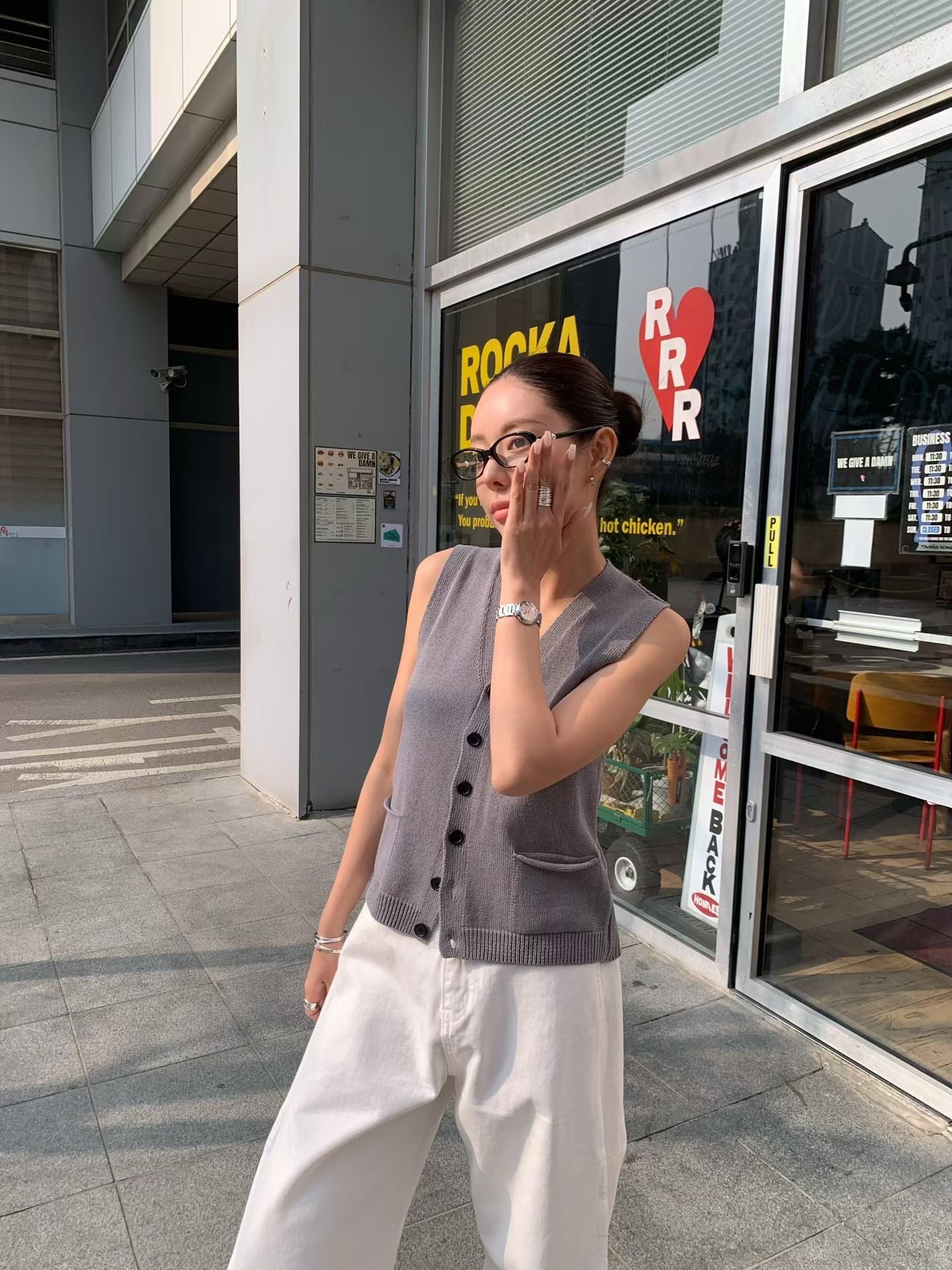 Pasithea Knit Sweater Vests (3 Colors)