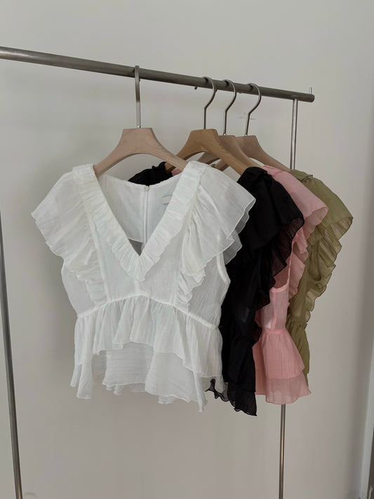 Briallen Lace Blouse (4 Colors)