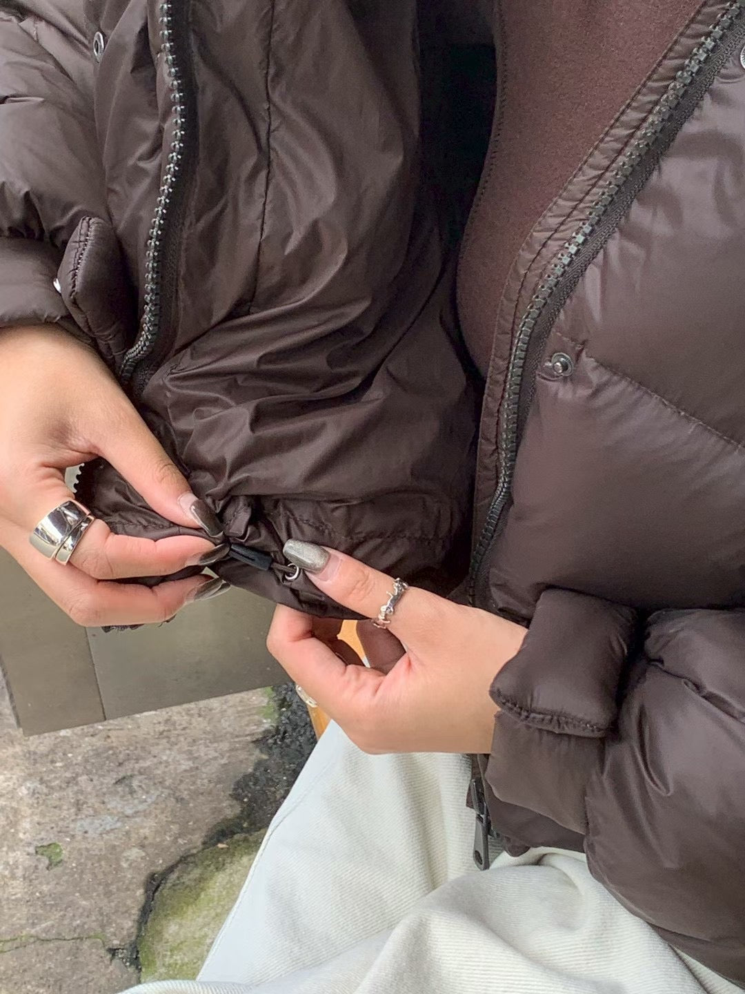 Aine 100% Goose Down Jacket (3 Colors)