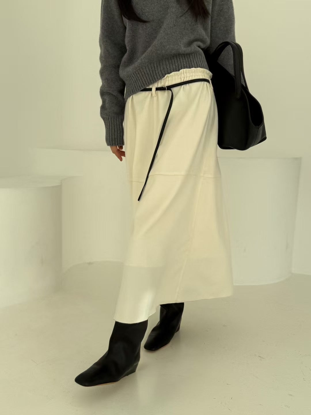 Isadora Skirt with Belt (2 Colors)