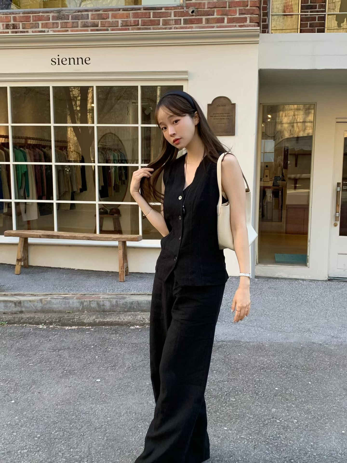 Elpis 100% Linen Vest (2 Colors)