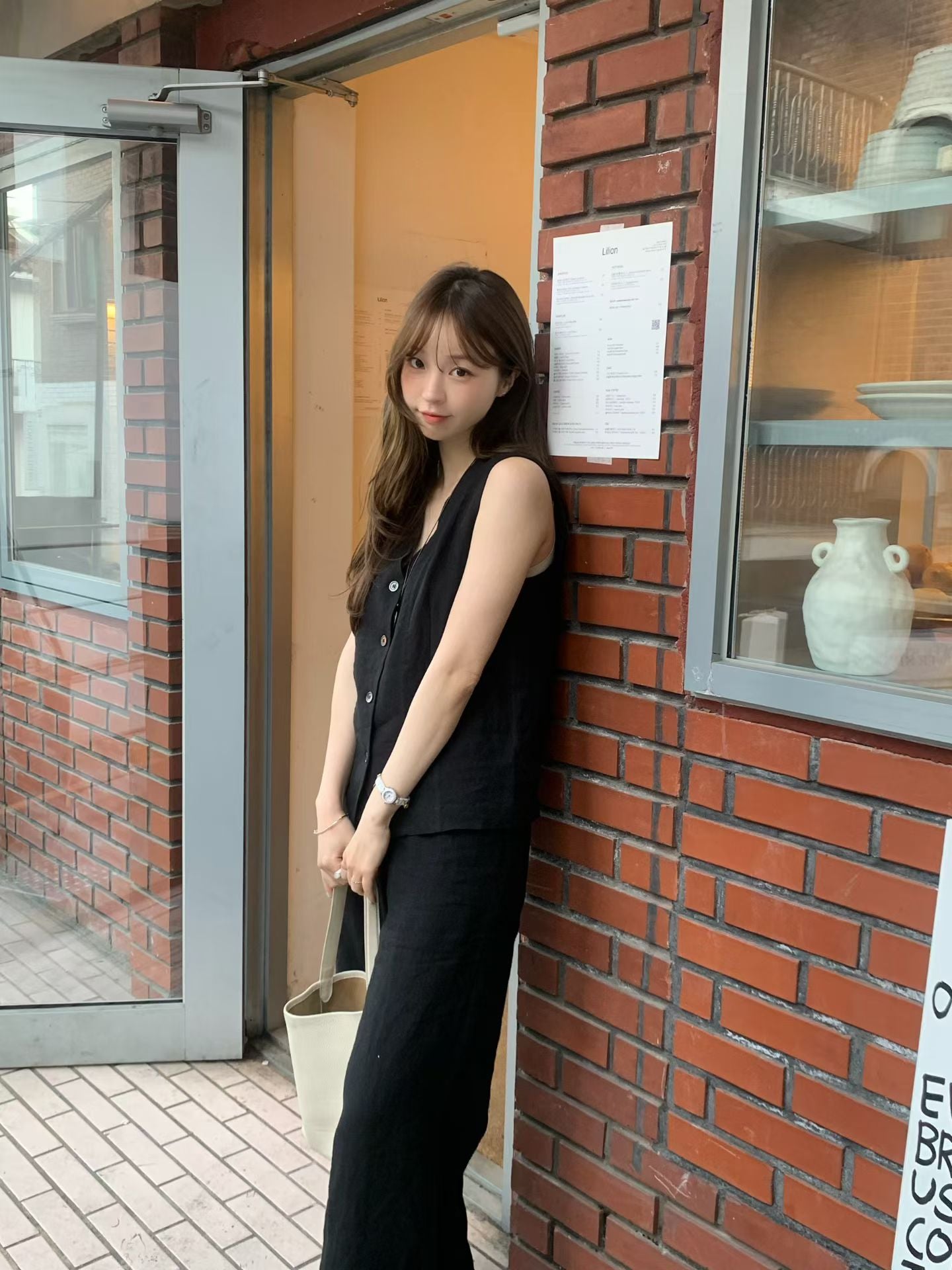 Elpis 100% Linen Vest (2 Colors)