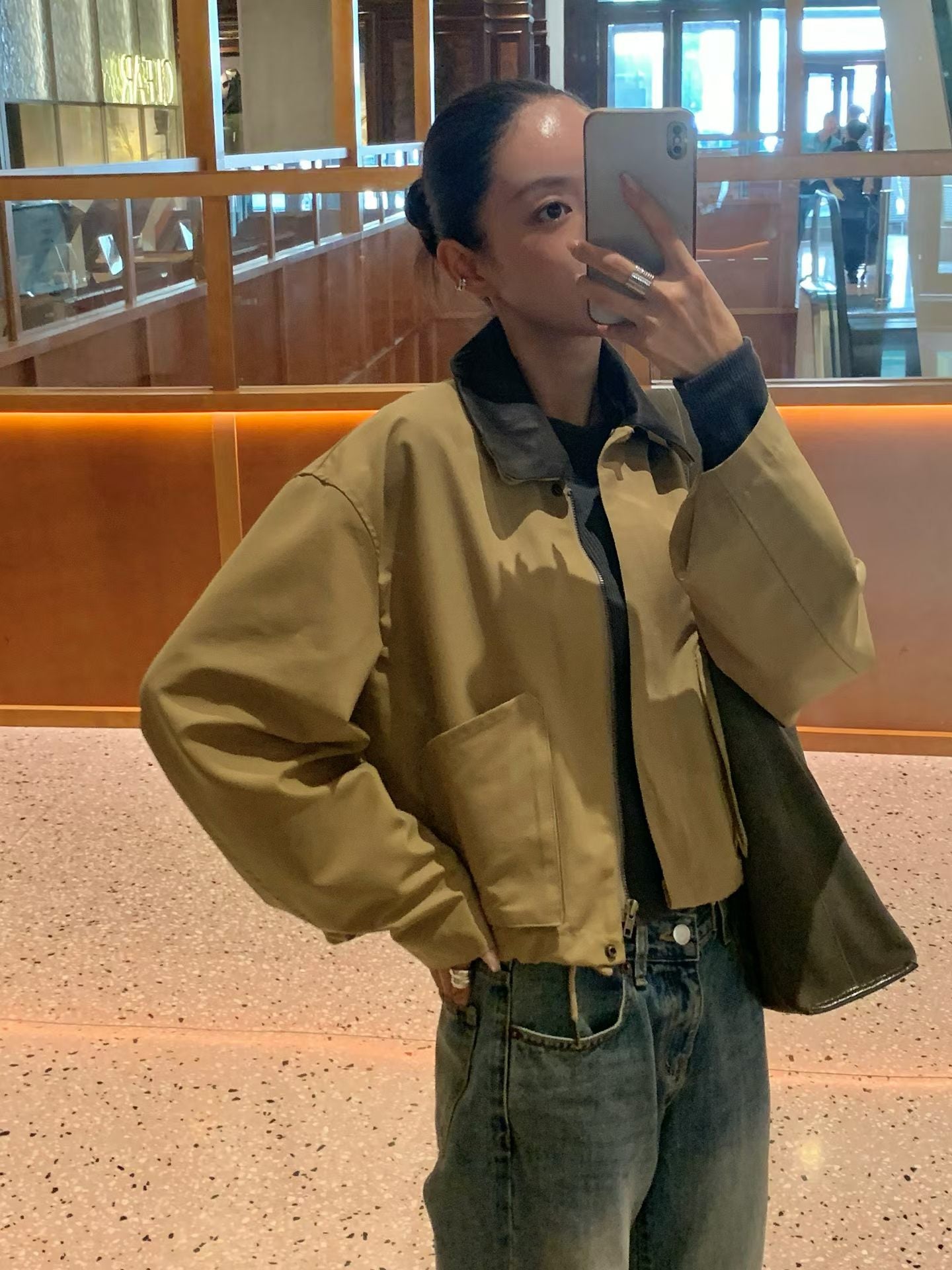 【可拆卸撞色翻領】 Zaranne Jacket (3 Colors)