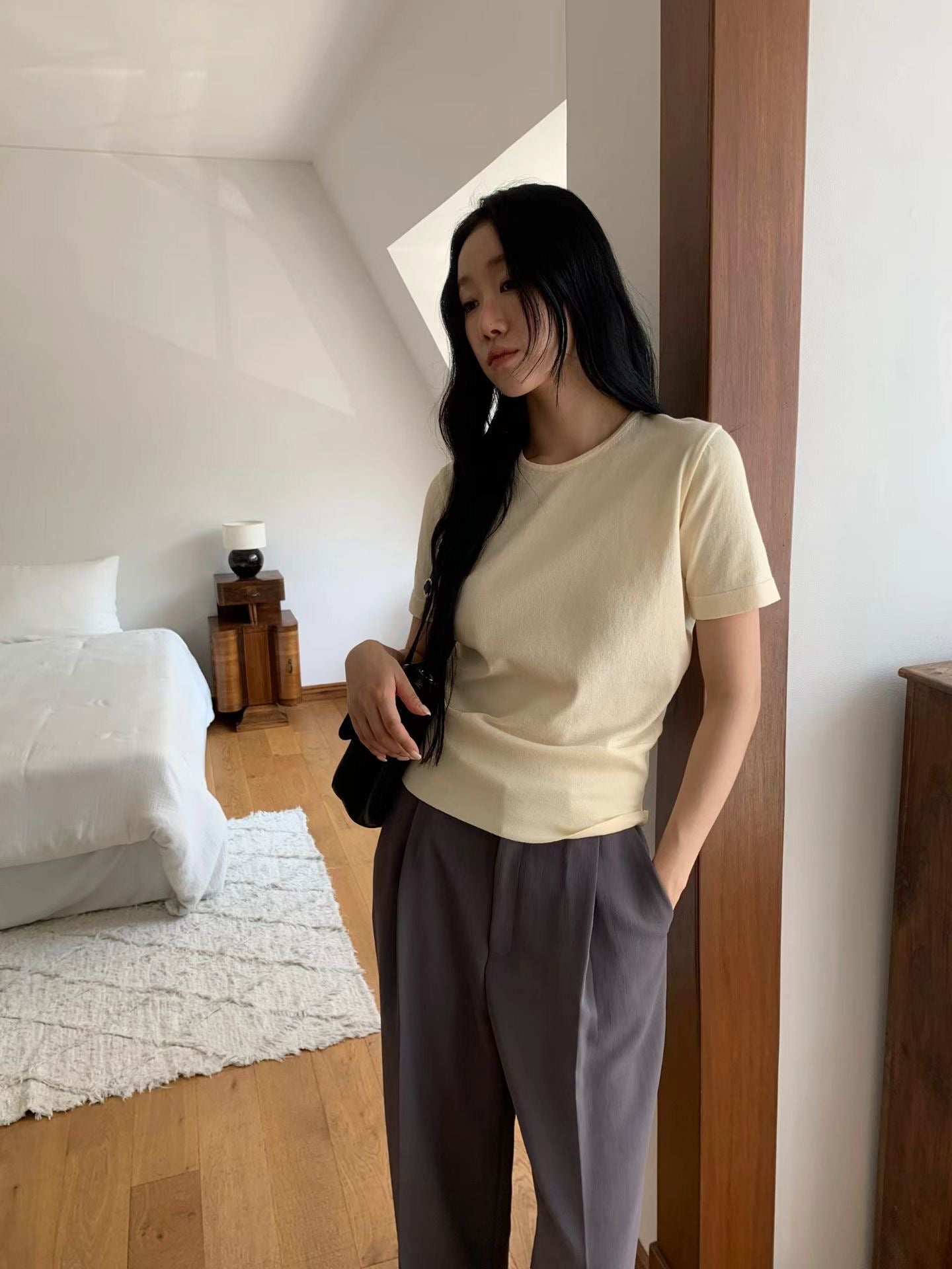 Summer One-Tuck Pants (4 Colors)