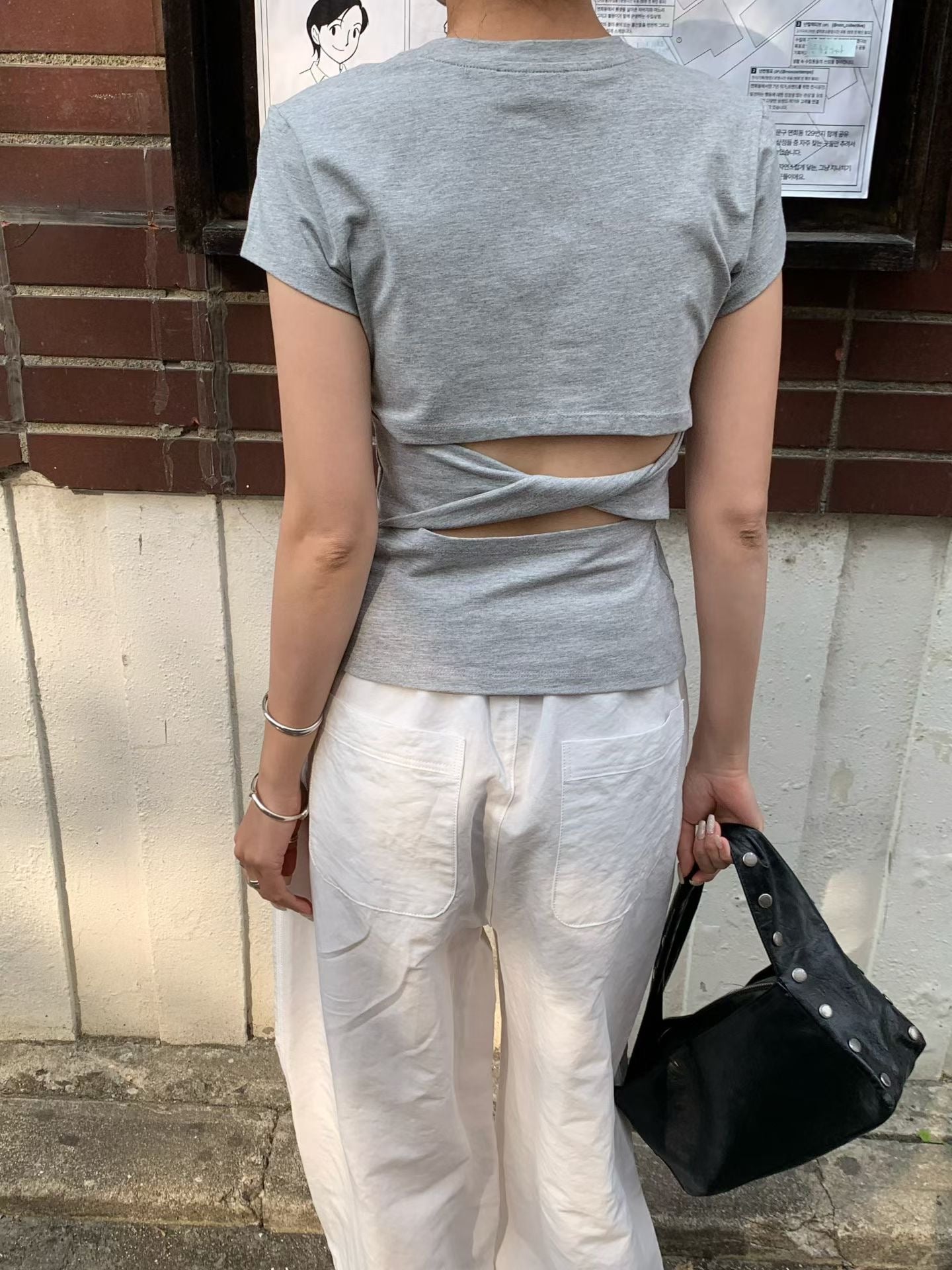 Gina Sexy Back Tee (5 Colors)