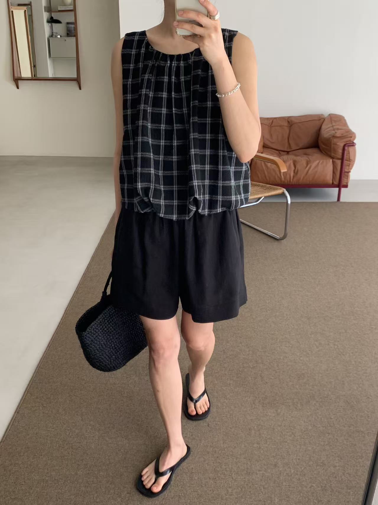 【亞麻55%棉23%】 Evadne Pants (3 Colors)