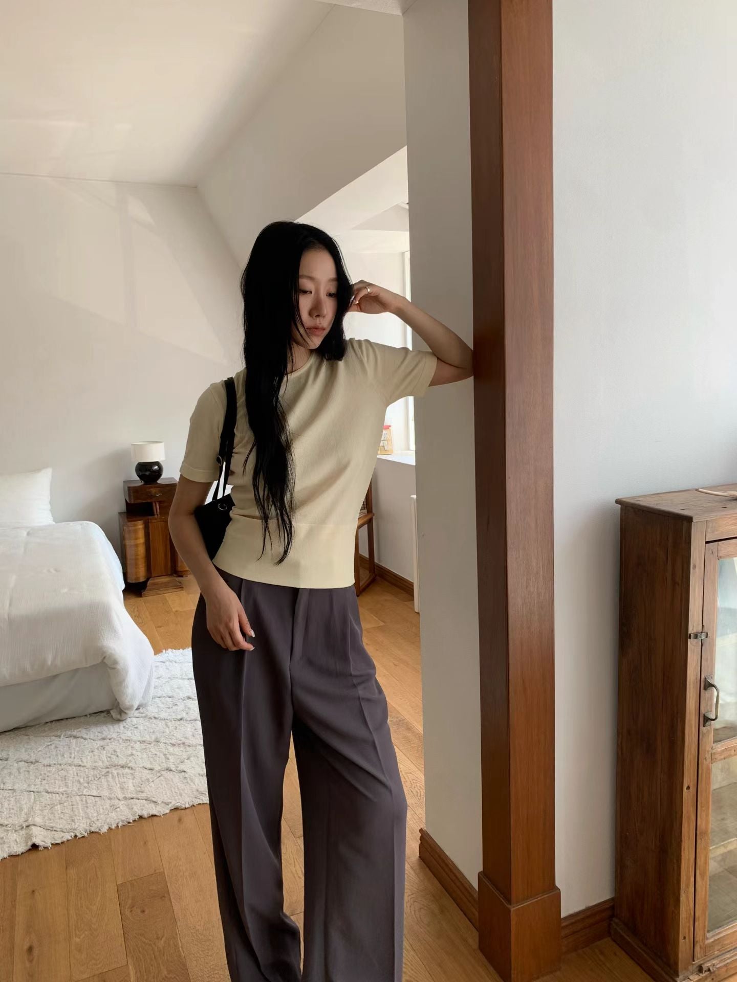 Summer One-Tuck Pants (4 Colors)